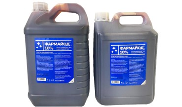 Временное изменение канистры для Фармайод-10% в фасовке 6 кг (5л)